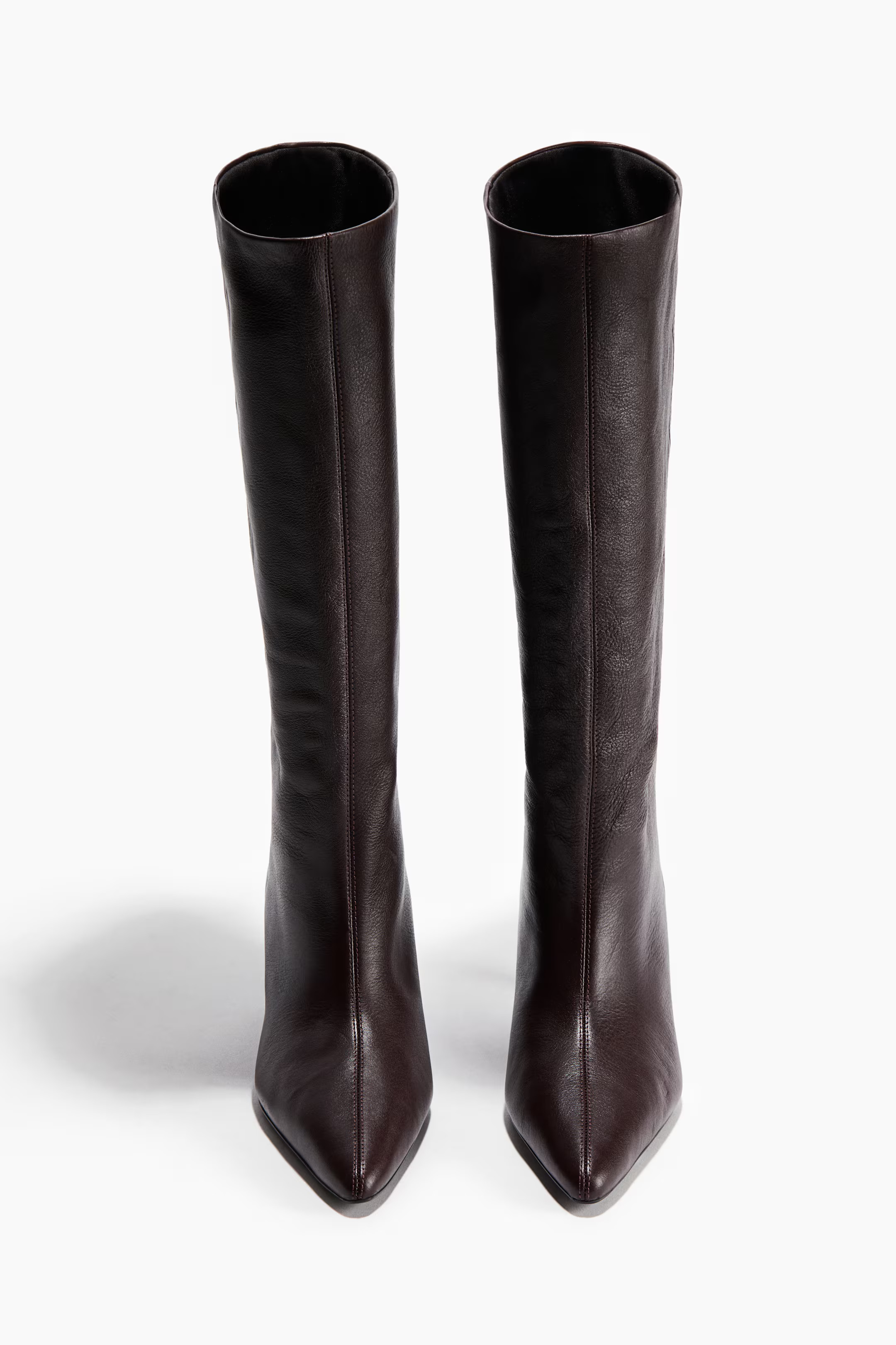 Knee-high leather boots | H&M (UK, MY, IN, SG, PH, TW, HK)