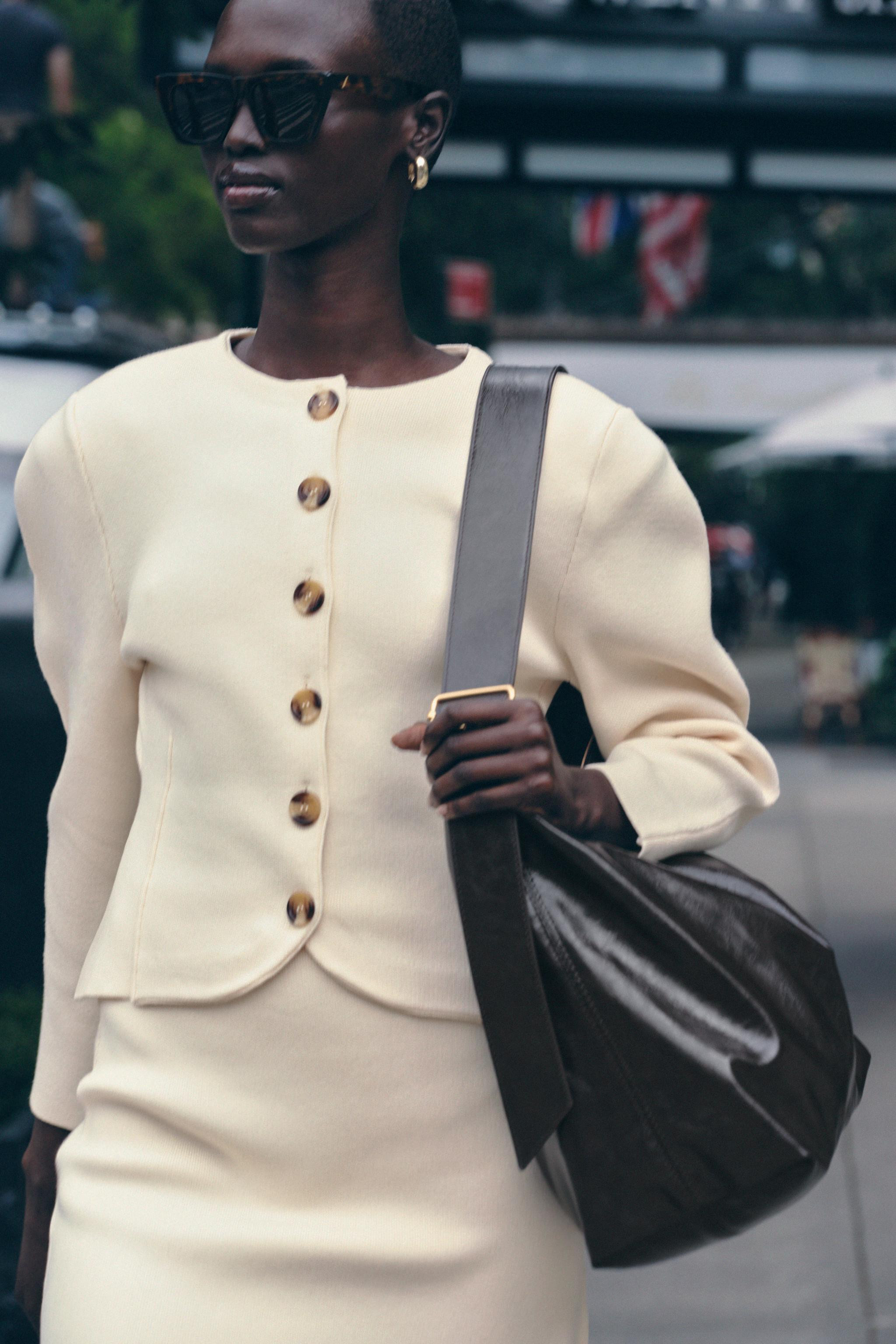 FITTED CARDIGAN WITH BUTTONS | Zara UK