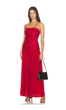 FAITHFULL Notte Maxi Dress in Chilli from Revolve.com | Revolve Clothing (Global)