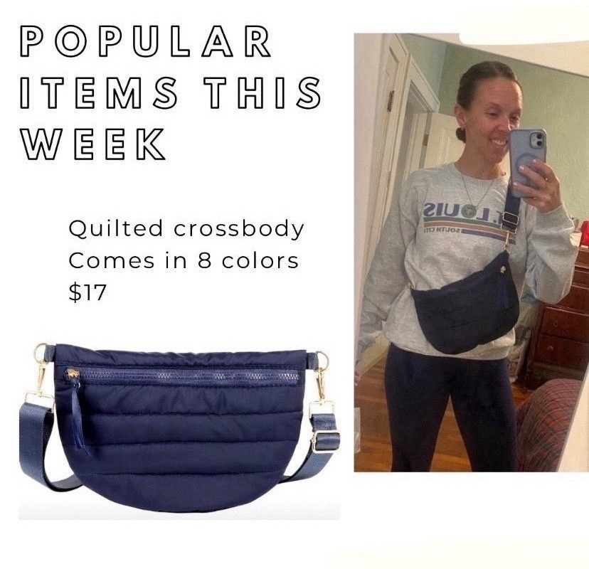 Crossbody - $17 quilted crossbody purse, comes in more colors 


#giftsforher #crossbody #purse #quiltedpurse #under20 #budgetfriendly #amazon 


#LTKMothersDay #LTKActive #LTKOver40 #LTKU