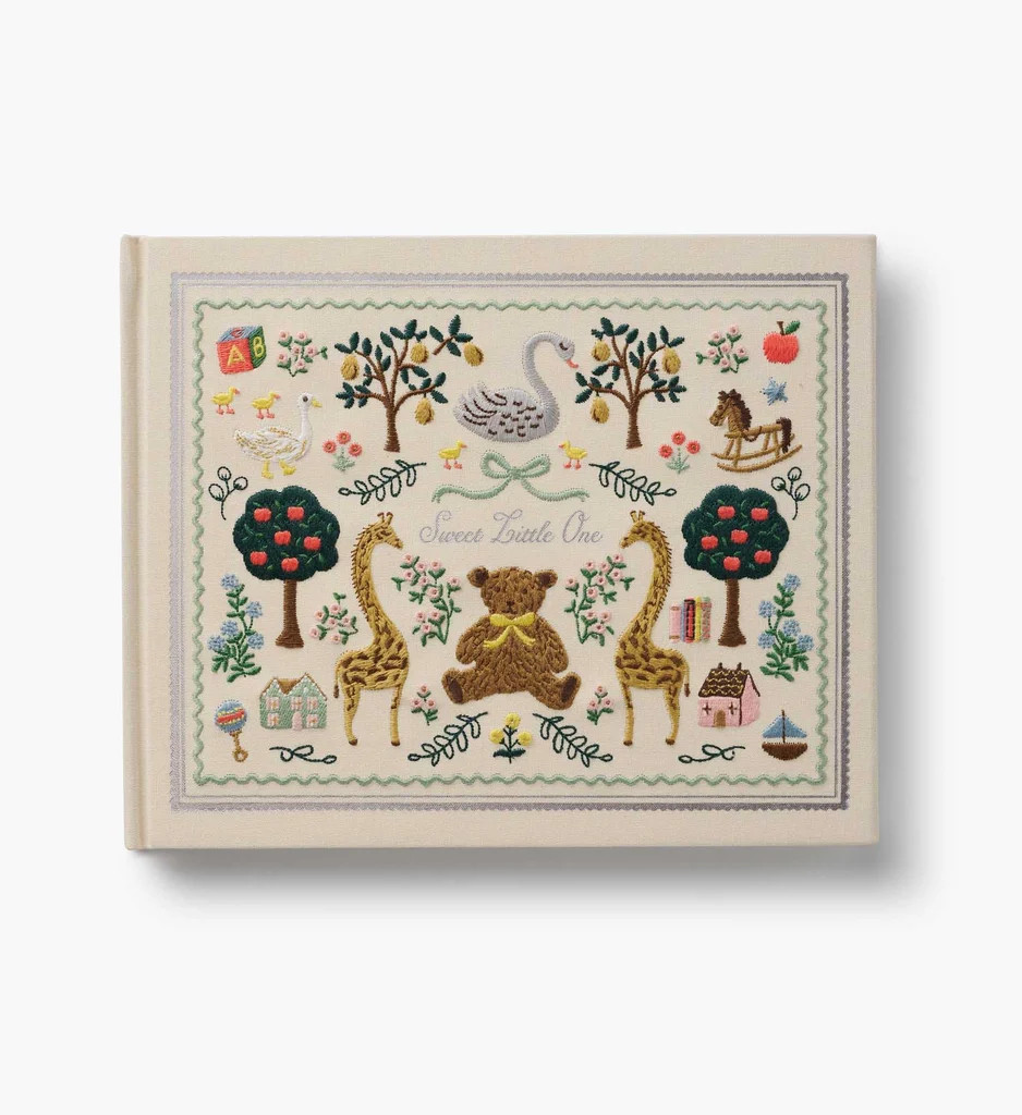 Embroidered Baby Book - Storybook | Rifle Paper Co.