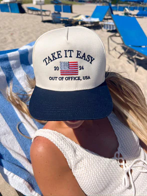 Take it Easy Vintage Trucker Hat | KenzKustomz