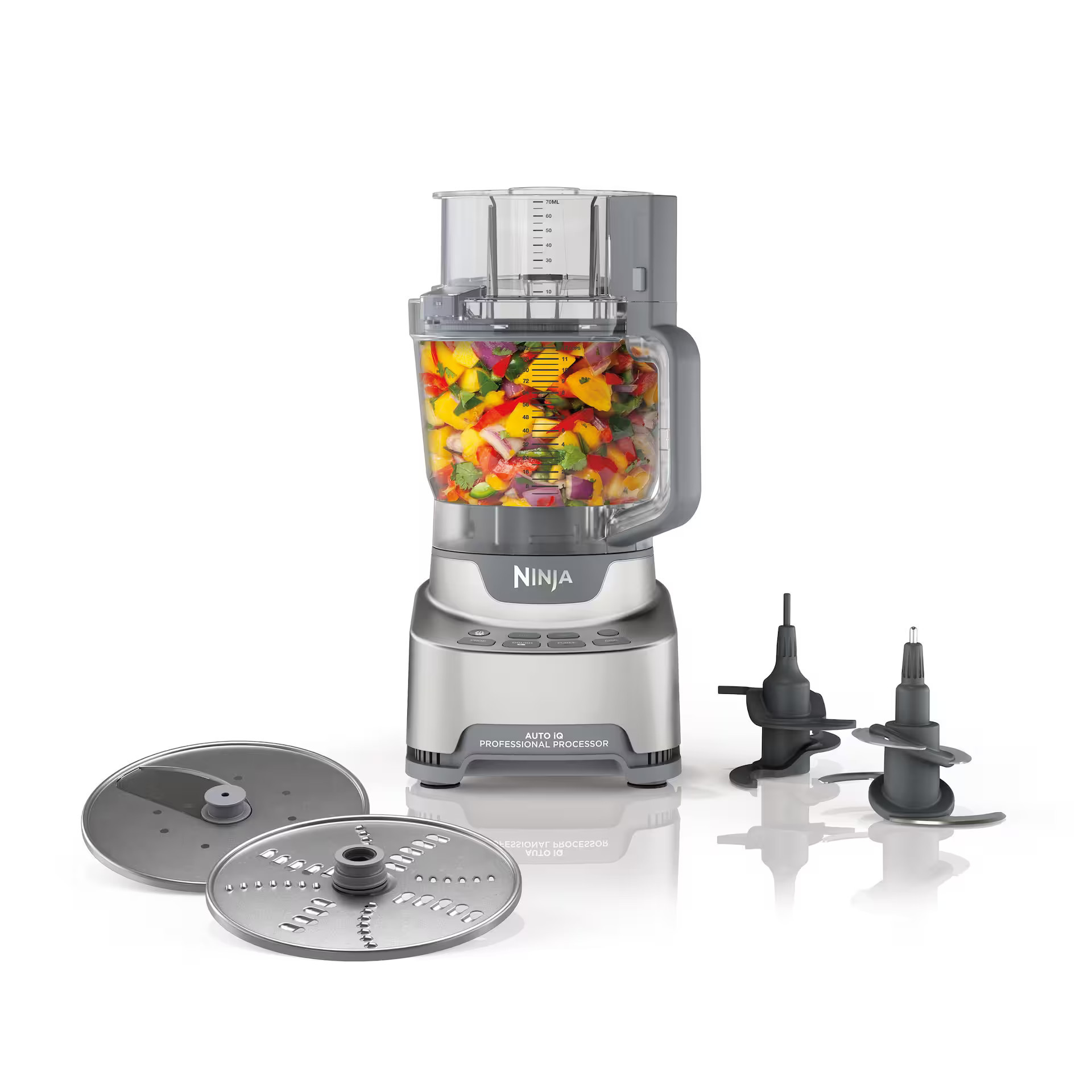 Ninja - Professional 12-Cup XL Food Processor - Platinum Silver | Best Buy U.S.