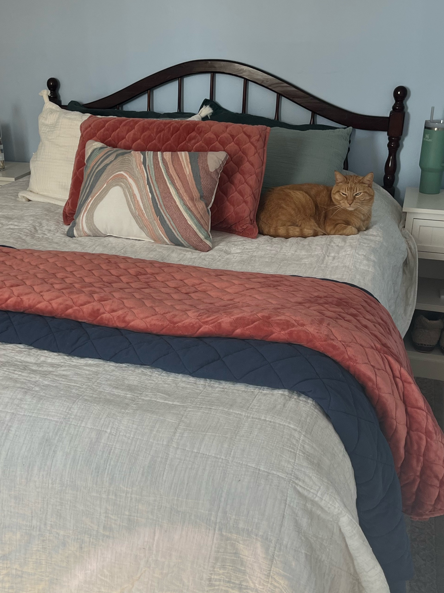 Primary Bedroom refresh with bedding from target! 

#LTKhome #LTKfamily #LTKfindsunder100