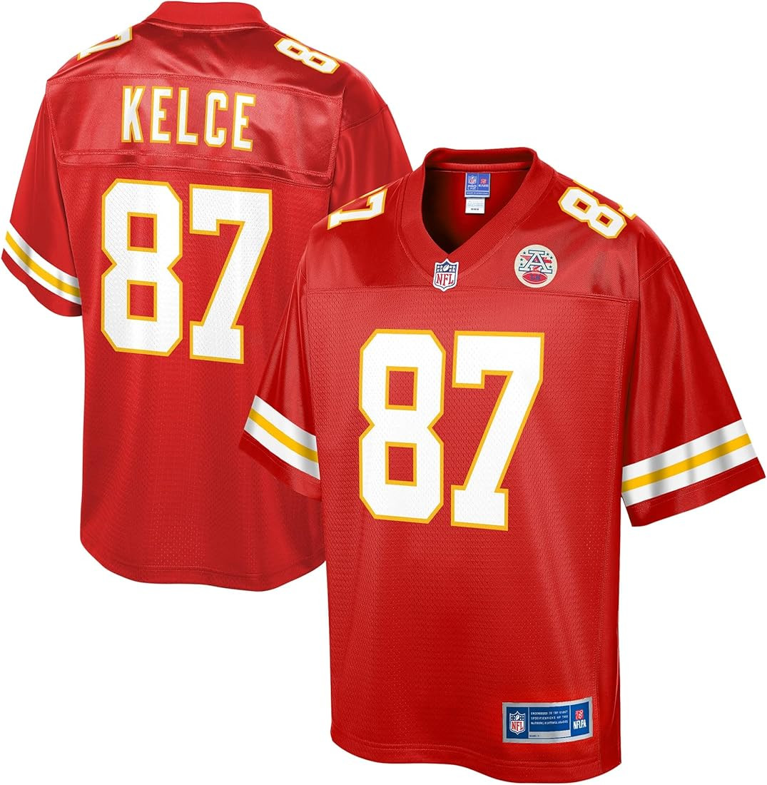 NFL PRO LINE Men's Travis Kelce Red Kansas City Chiefs Player Jersey | Amazon (US)