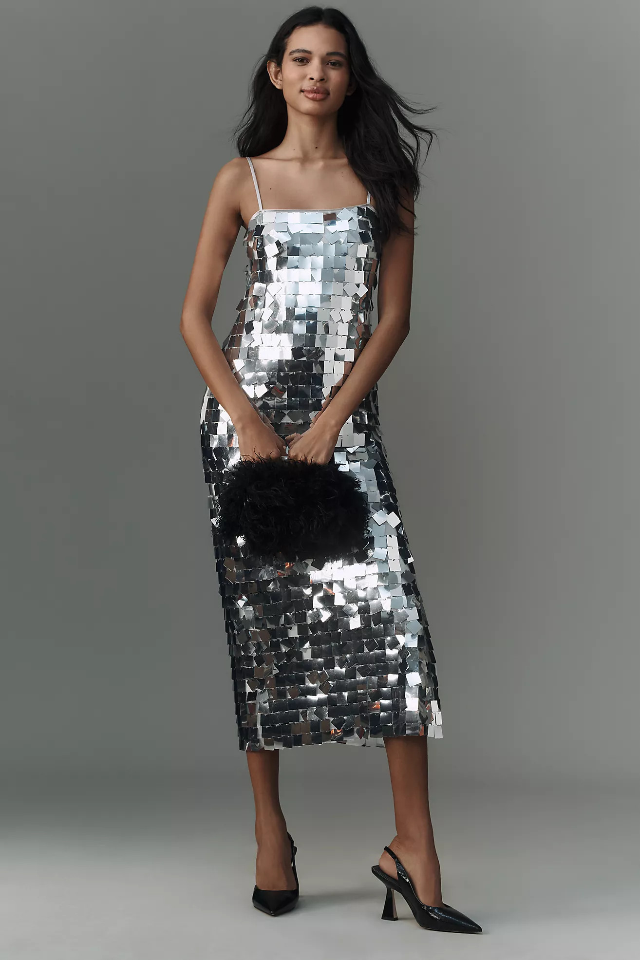 Saylor Agnetha Petite Sequin Maxi Dress | Anthropologie (US)