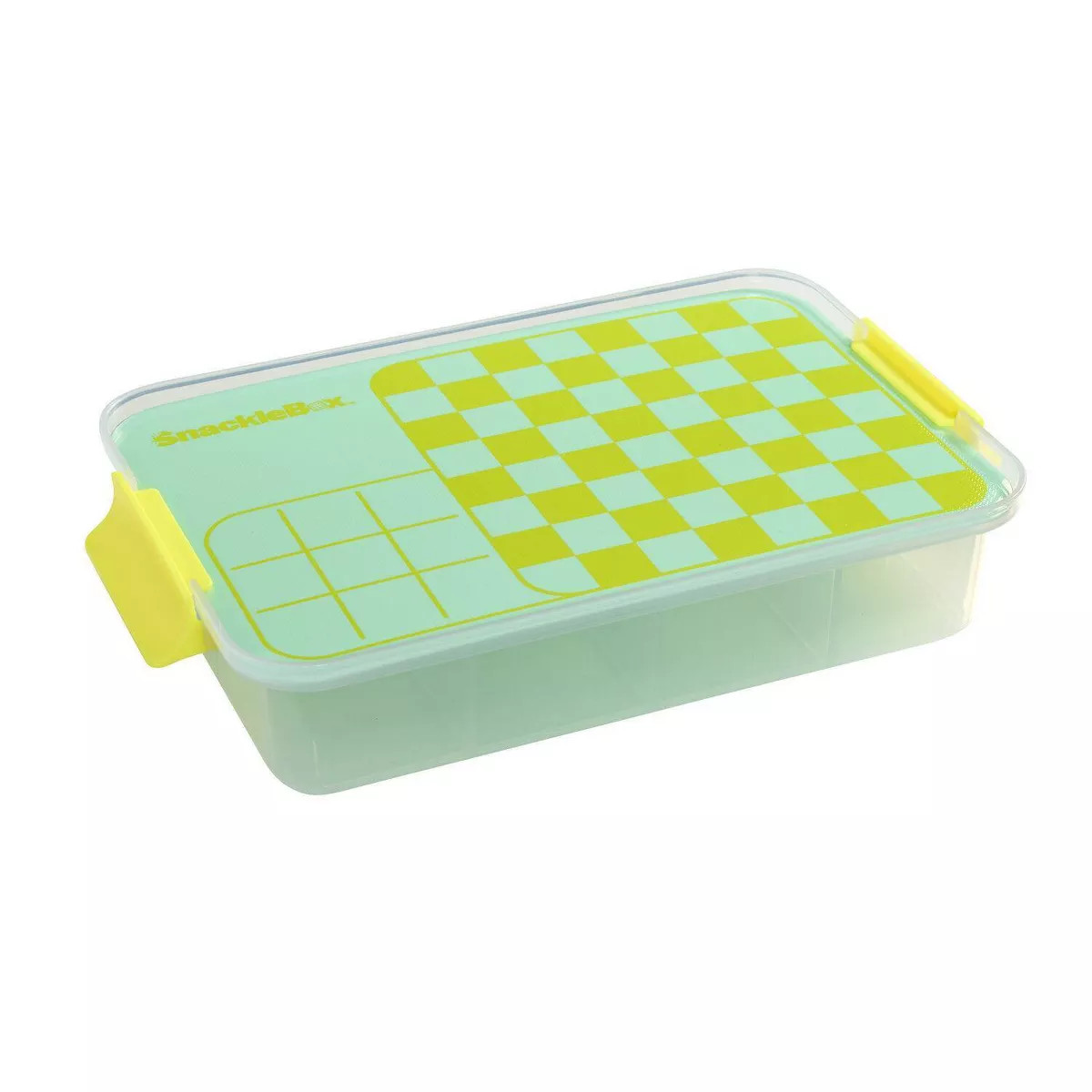 Farberware Snackle Box Checkers Food Storage Container Yellow | Target