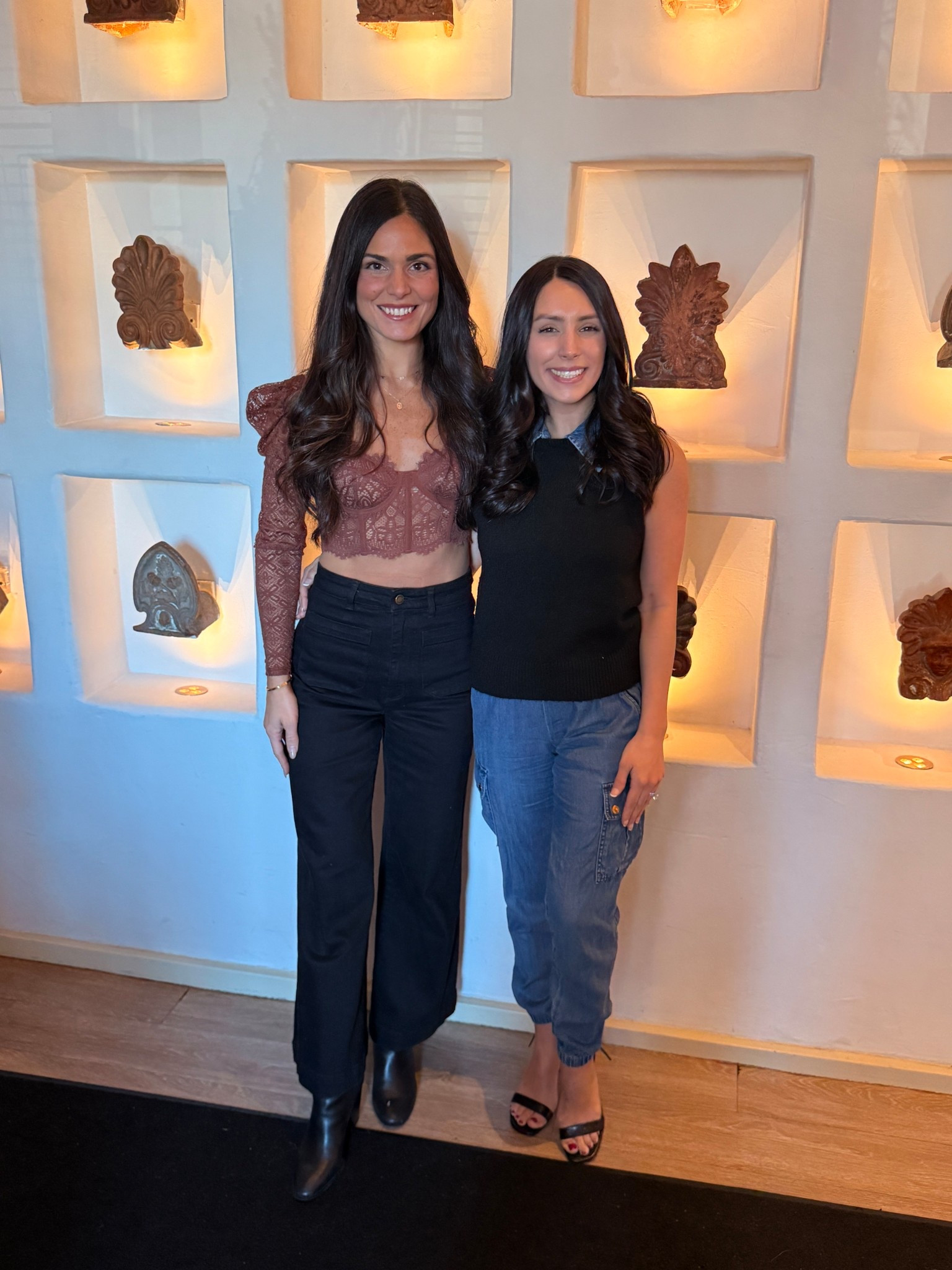 Night out outfit 
Anthropologie 
Wide leg jeans 
Going out tops 

#LTKmomlife #LTKootd #LTKdayinmylife