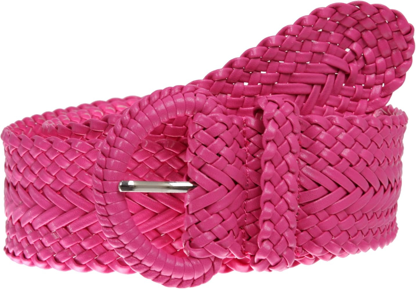 2 Inch Wide Hand Made Soft Metallic Woven Braided Round Belt | Amazon (US)