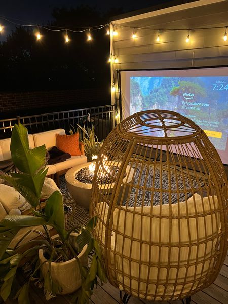 October is for outdoor movie nights on the roof. I've listed all of the items you need for the perfect rooftop sanctuary to spend your Saturday nights. The sofa is currently on sale too! 

#LTKhome #LTKsalealert #LTKSeasonal
