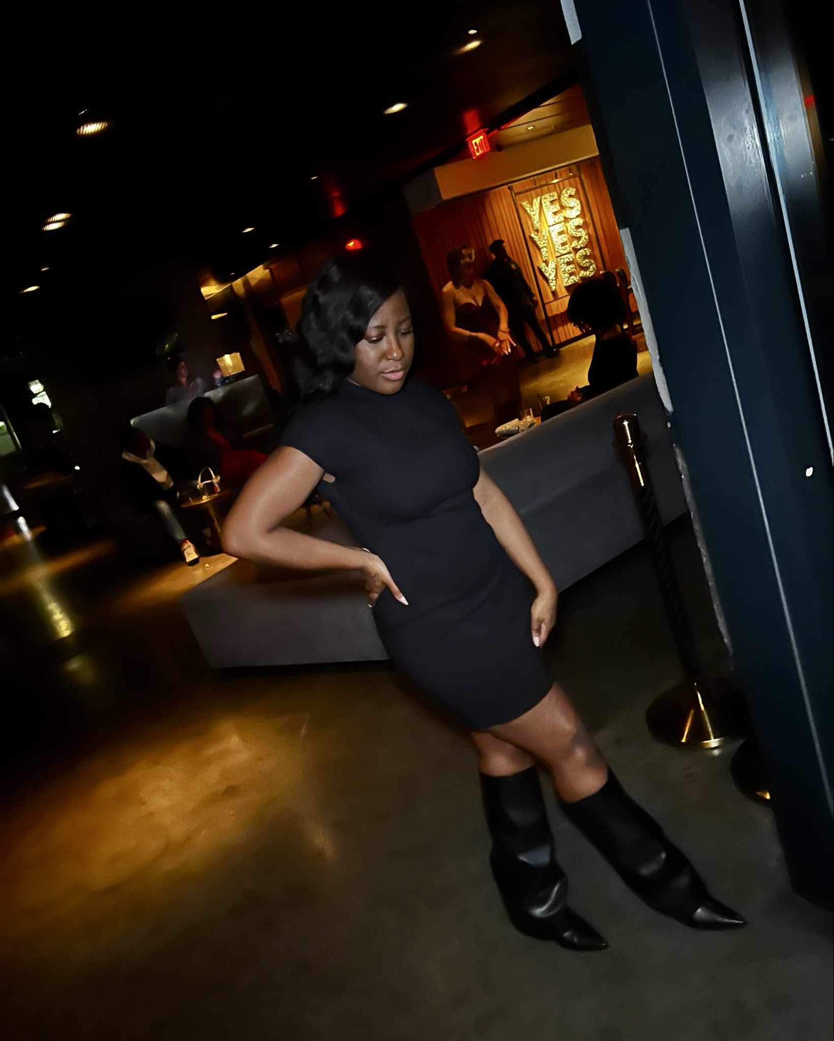 All Black Everything

Black mini dress
Black boots

Knee high boots // booties // dress // spandex dress // night out // date night outfits

#LTKgrwm #LTKootd