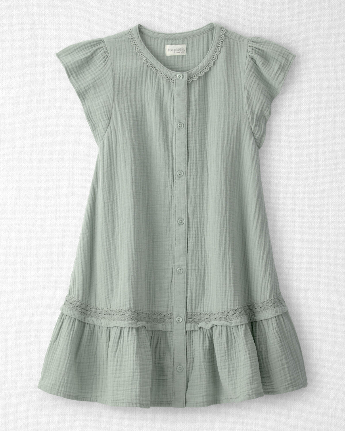Girls Organic Cotton Gauze Dress | Carter's Inc