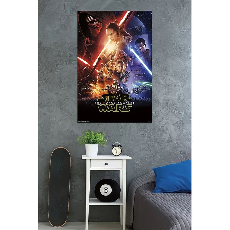Star Wars: the Force Awakens - One Sheet Paper Print | Wayfair North America