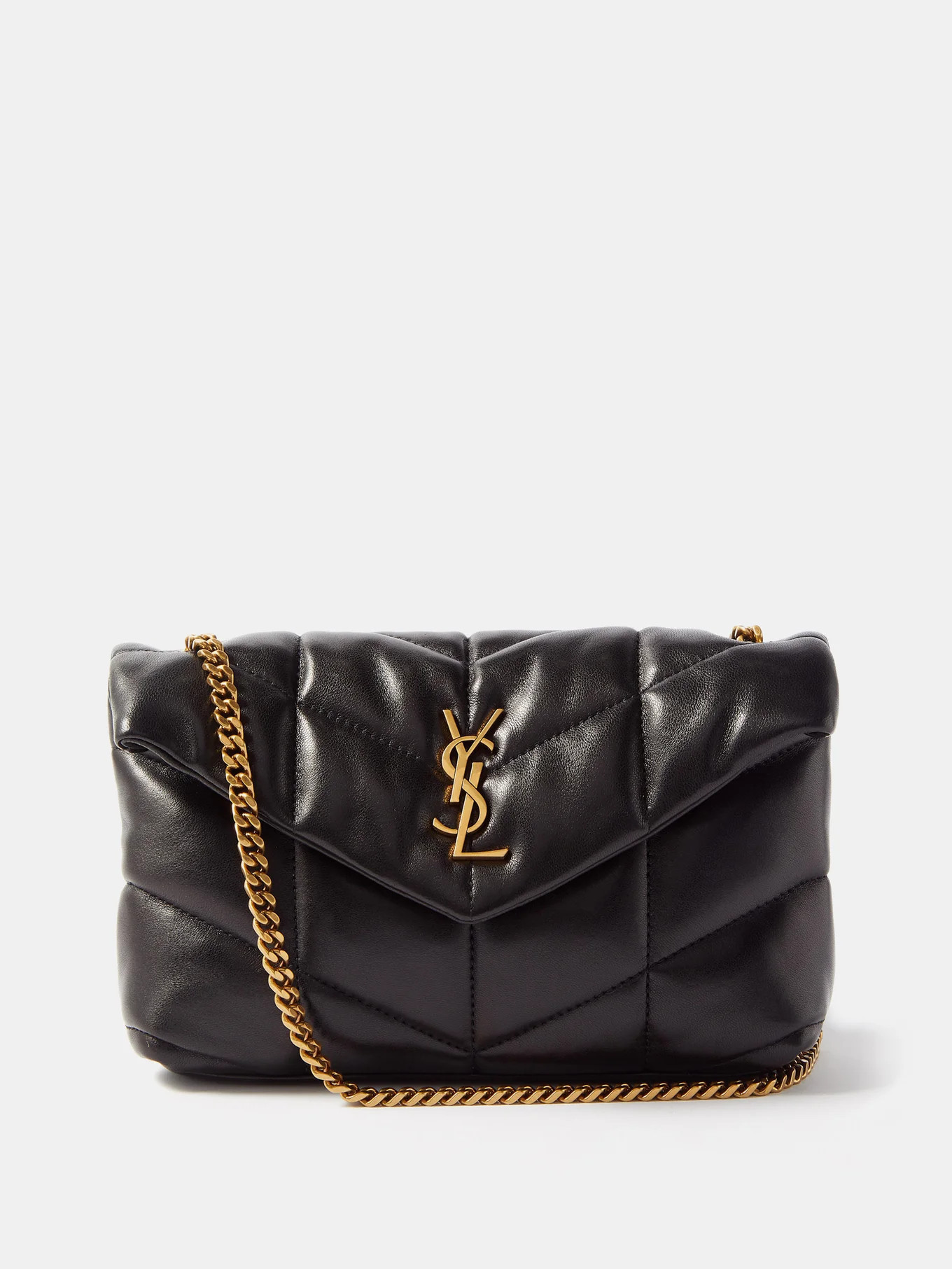 Loulou Puffer small leather shoulder bag | Saint Laurent | Matches (UK)