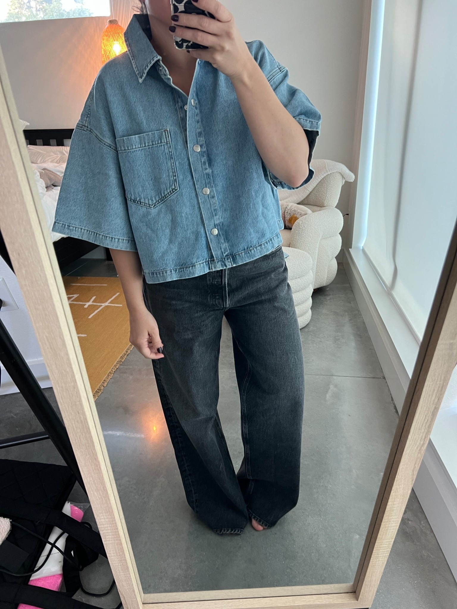 My favorite denim top! ✨ 