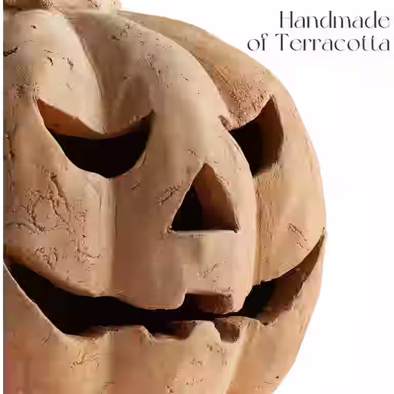 Fall Decorations for Home -Halloween Decorations - Handmade Terracotta Pumpkin Jack O' Lantern Ou... | Walmart (US)