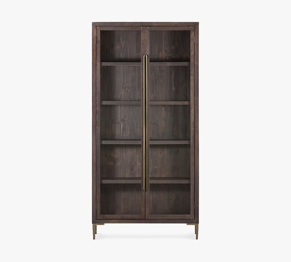 Braden Reclaimed Wood Display Cabinet | Pottery Barn (US)