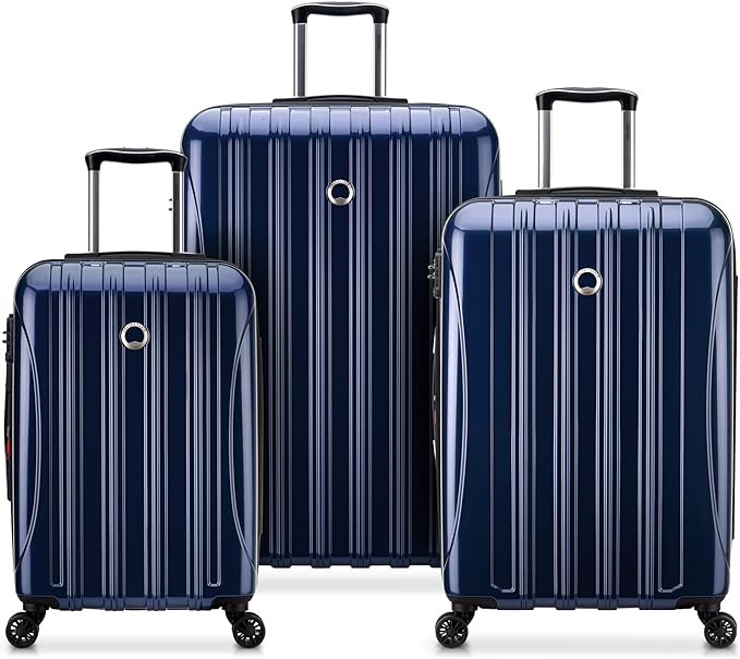 DELSEY Paris Helium Aero Hardside Expandable Luggage with Spinner Wheels, Blue Cobalt, 3-Piece Se... | Amazon (US)
