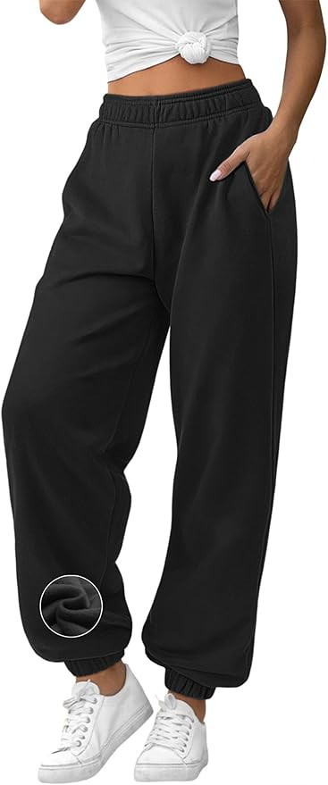 ATHMILE Sweatpants Women Baggy Lounge Pants Workout Gym Active High Waisted Comfy Joggers for Wom... | Amazon (US)