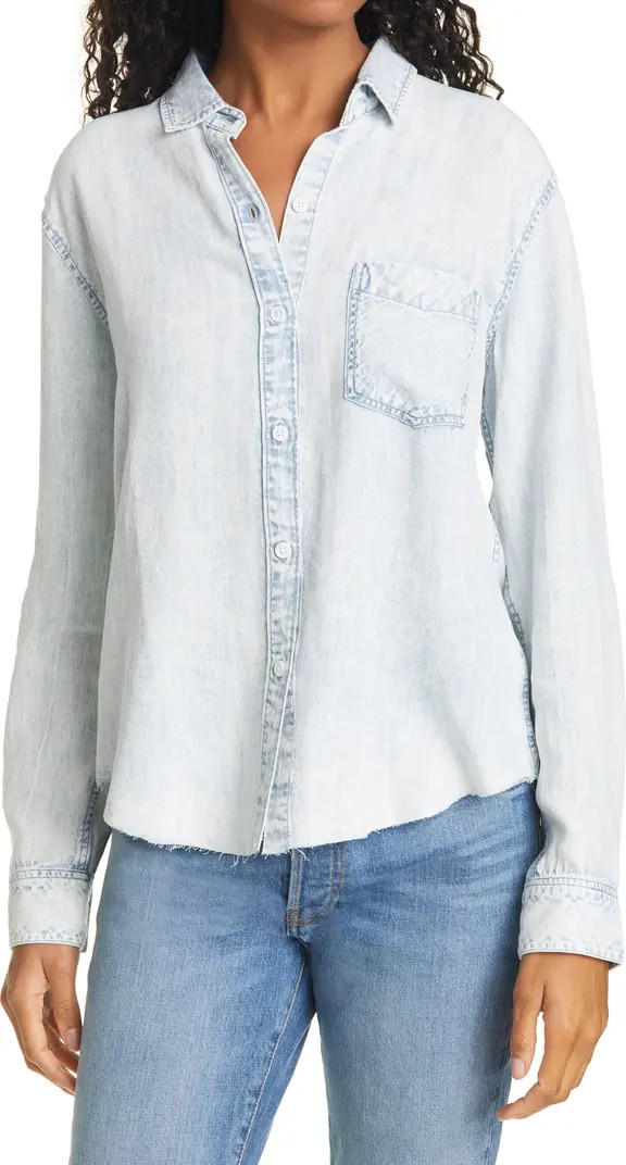Rails Ingrid Raw Hem Chambray Shirt | Nordstrom | Nordstrom Canada
