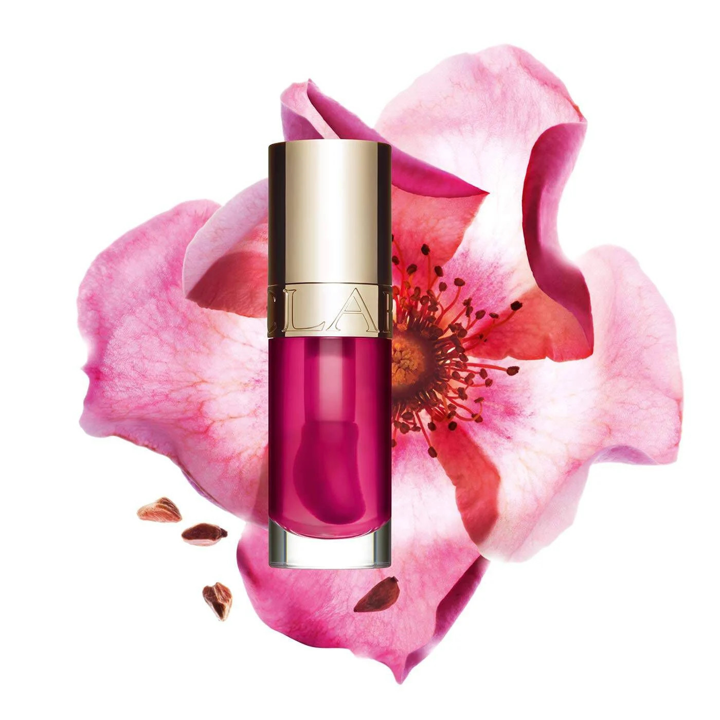 Clarins Lip Comfort Oil Hydrating and Plumping Lip Oil 0.2 Oz. - 02 raspberry | Clarins USA