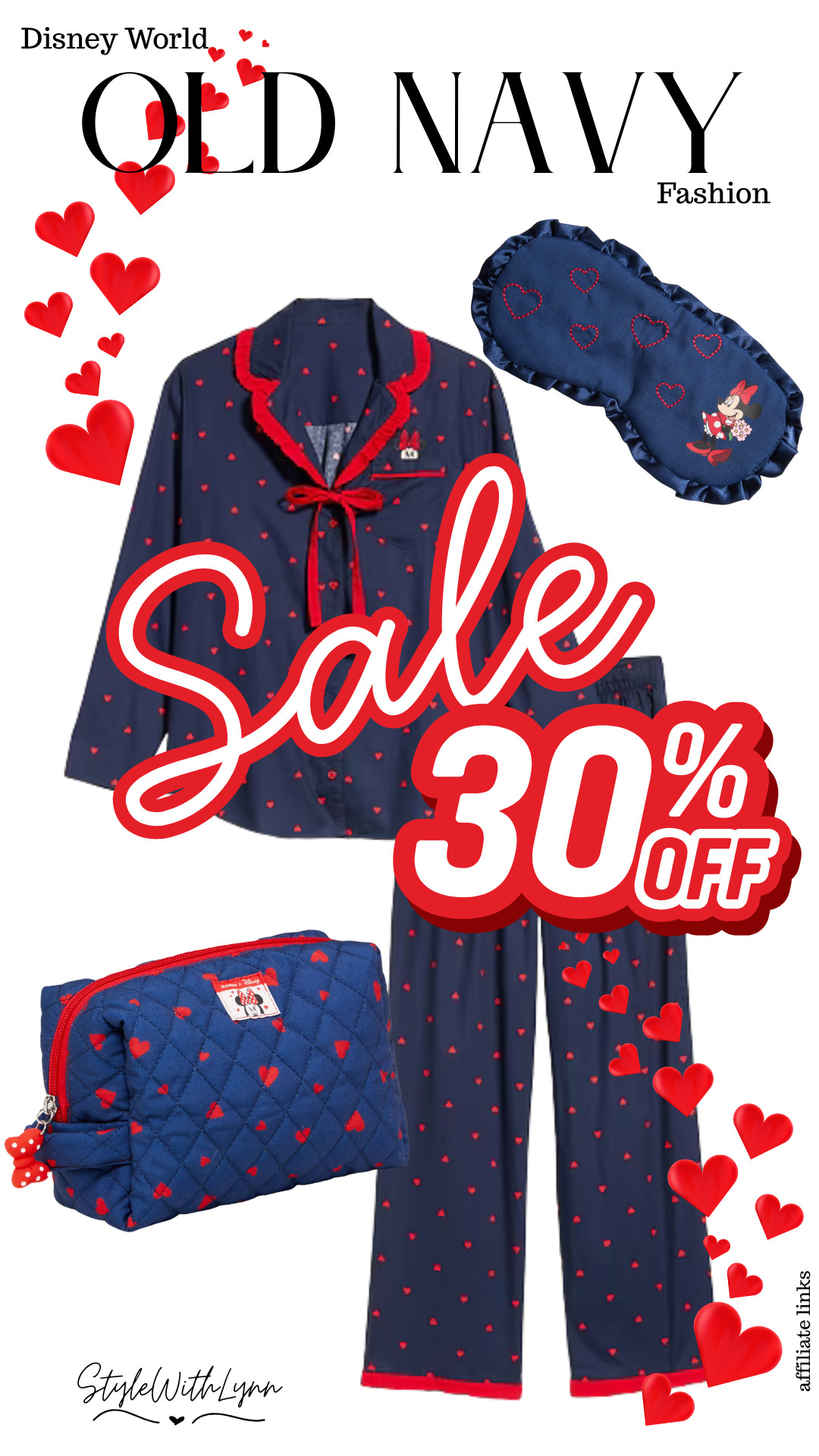The cutest way to sleep in Disney style! 💙❤️ Old Navy’s Disney pajamas are 30% OFF and I’m obsessed! From the heart-print Minnie PJ set to the matching sleep mask and quilted pouch, this is cozy Valentine’s magic done right. Perfect for Disney trips, Galentine’s nights, or everyday lounging at home. Cute, comfy, and budget-friendly, don’t wait… these always sell out fast!
#OldNavy #DisneyWorld #Disneyland #DisneyCruise

old navy disney pajamas, disney pajama sale, old navy 30 off disney, minnie mouse pajamas women, disney valentines pajamas, disney sleepwear women, disney lounge sets, disney pj set women, old navy minnie pajamas, disney girls night pajamas, cozy disney outfits, affordable disney pajamas, disney travel pajamas, valentines disney pajamas, disneycruise 

 #LTKootd #LTKmomlife #LTKTravel