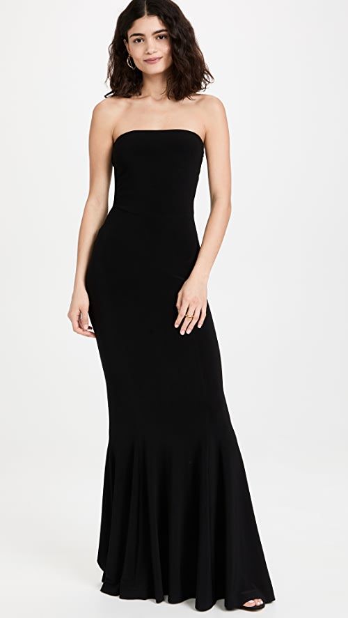 Norma Kamali Strapless Fishtail Gown | SHOPBOP | Shopbop