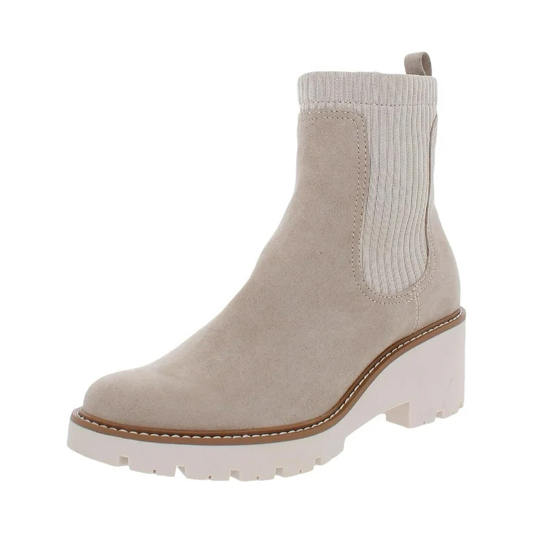 Steve Madden Womens Gus Faux Suede Laceless Chelsea Boots - Walmart.com | Walmart (US)