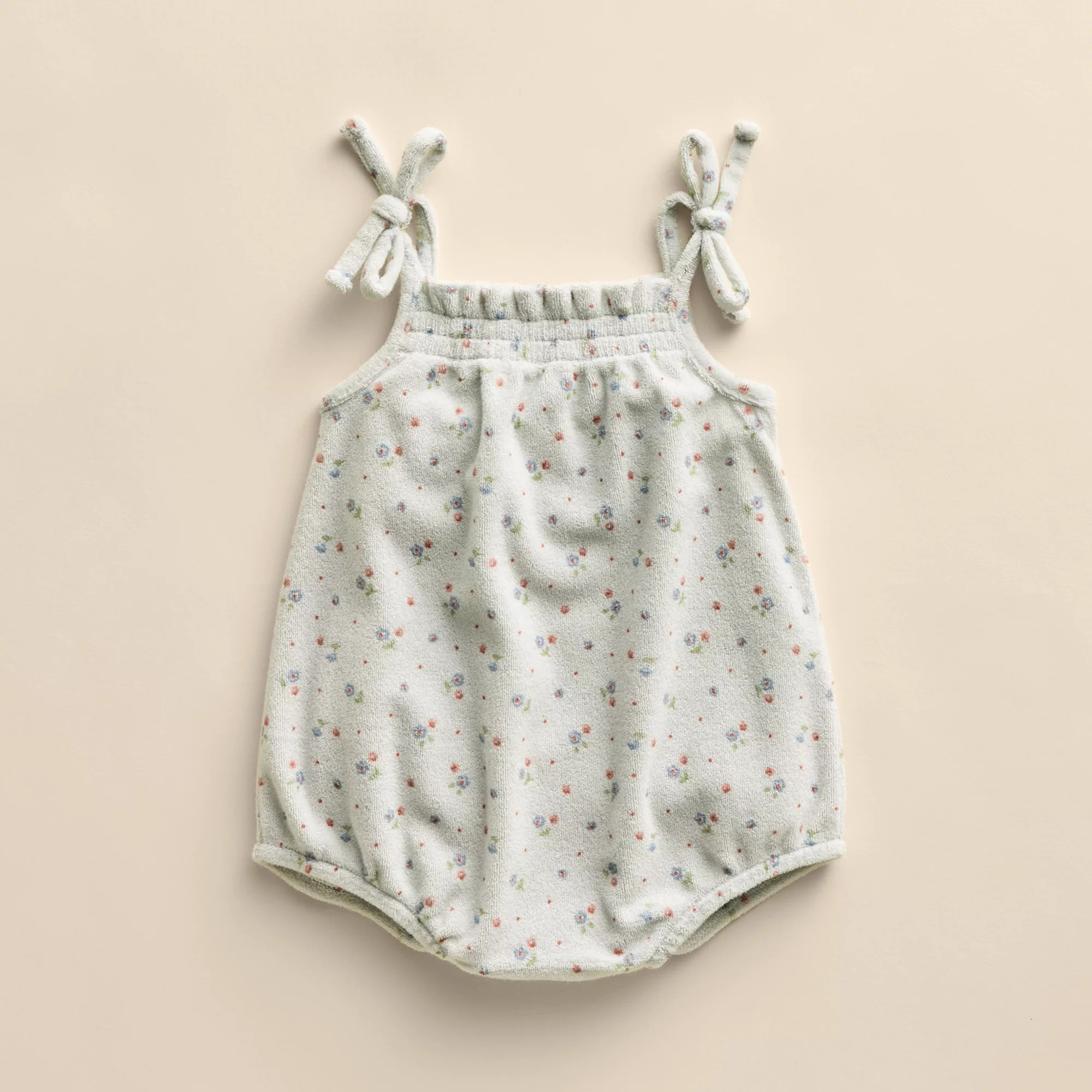 Baby Girl Little Co. By Lauren Conrad Organic Smocked Bubble Bodysuit | Kohl's