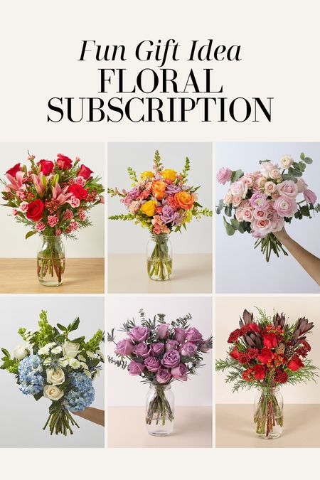 Gift idea for her - floral subscription! 

#LTKHoliday #LTKSeasonal #LTKGiftGuide