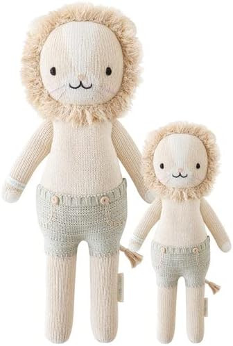 cuddle + kind Sawyer The Lion Regular 20" Hand-Knit Doll – 1 Doll = 10 Meals, Fair Trade, Heirloom Q | Amazon (US)