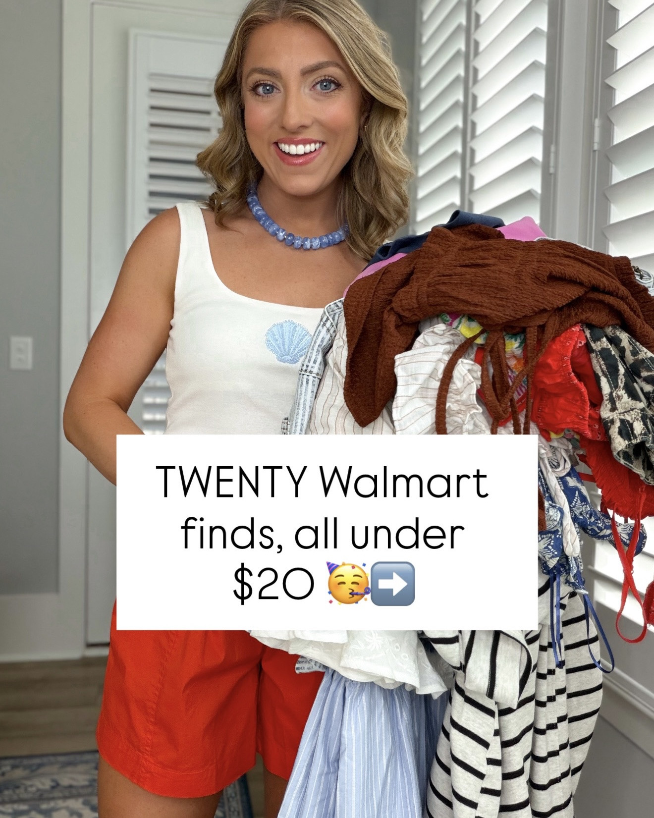 ✨ TWENTY Walmart finds… and every single one is under $20! 🤯🙌

Y’all already know I can’t resist a good Walmart run, but this one might be my favorite yet! From cute summer dresses and patriotic outfits to everyday basics, overalls, denim, leopard prints, and the sweetest vacation-ready pieces, Walmart is absolutely delivering right now. 😍

The best part? Everything in this haul is affordable, on-trend, and easy to mix and match for summer. Whether you’re looking for outfits for vacation, everyday mom life, Fourth of July, beach trips, or just refreshing your closet without breaking the bank, there are SO many good finds in this roundup.

A few favorites include the striped midi dress, the red printed sundress, the gingham dress, the adorable shell tank, and those striped overalls that are too cute to pass up! ❤️🤍💙

Which look is your favorite? I don’t know if I can choose! 👏✨

#WalmartFashion #WalmartFinds #WalmartStyle #WalmartNewArrivals #AffordableFashion #SummerFashion #SummerOutfits #VacationStyle #VacationOutfits #PatrioticStyle #FourthOfJulyOutfits #CasualStyle #MomStyle #OOTD #StyleOnABudget #FashionOver40 #SummerDress #WalmartHaul #AffordableStyle #FashionFinds #LTKStyle #EverydayStyle #BudgetFriendlyFashion #WalmartClothing #SummerWardrobe

#LTKootd #LTKPetite