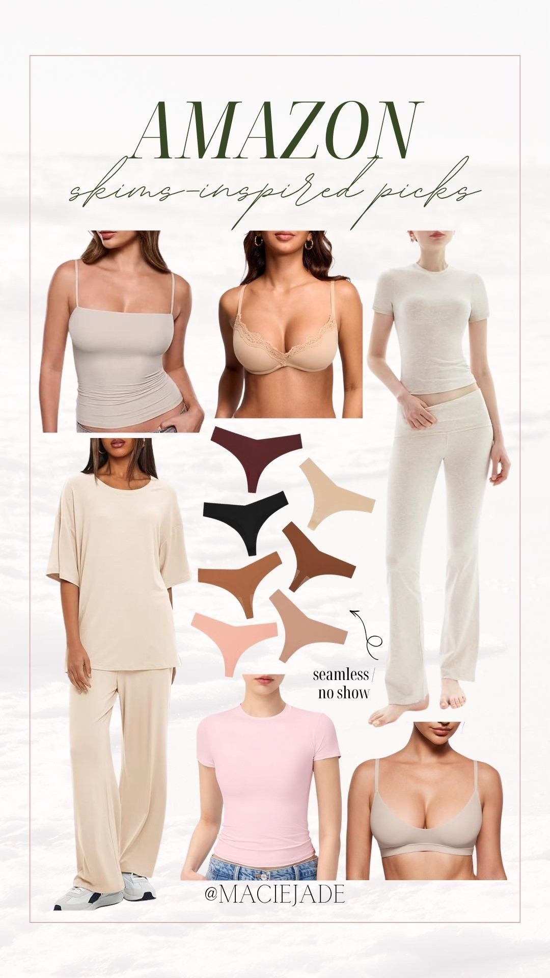 Skims inspired picks from Amazon!
amazon fashion, amazon skims dupes, skims inspired, amazon loungewear 

#LTKmomlife #LTKootd #LTKMidsize
