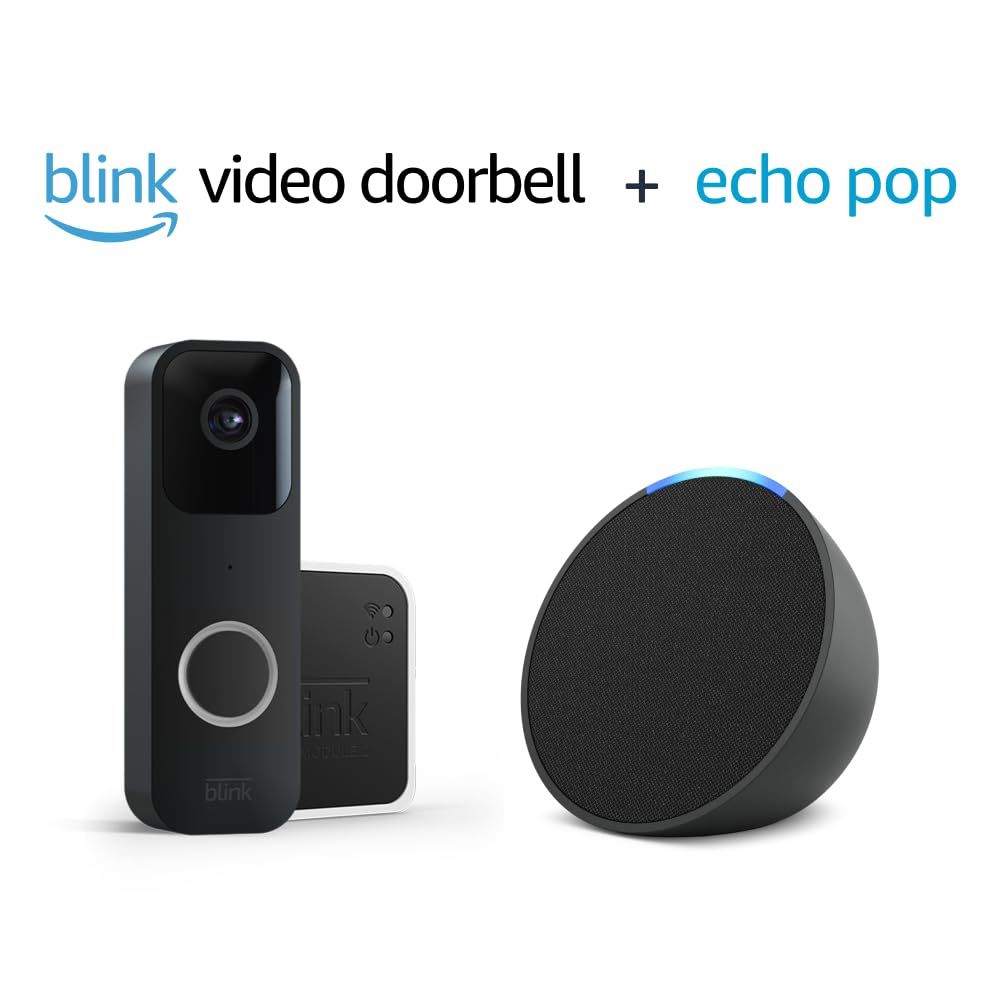 Blink Video Doorbell System + Amazon Echo Pop | Amazon (US)