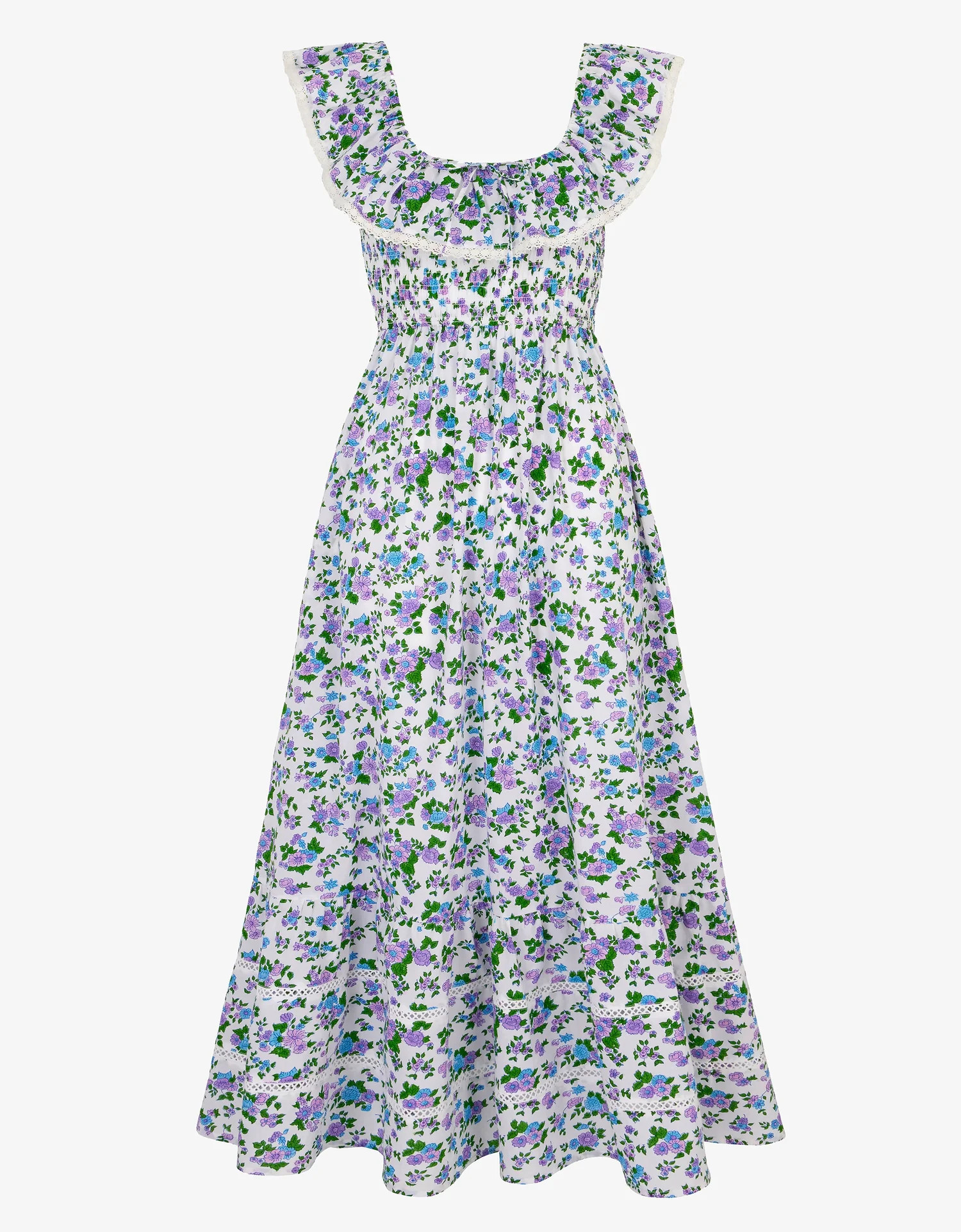 Lavender Ditsy Susie Dress | Pink City Prints UK