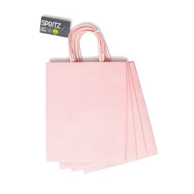 4pk Small Gift Bag Light Pink - Spritz™ | Target