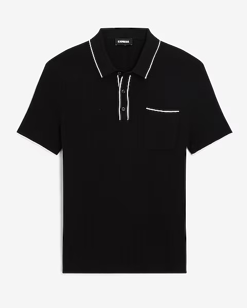 Modern Prep Short Sleeve Sweater Polo | Express