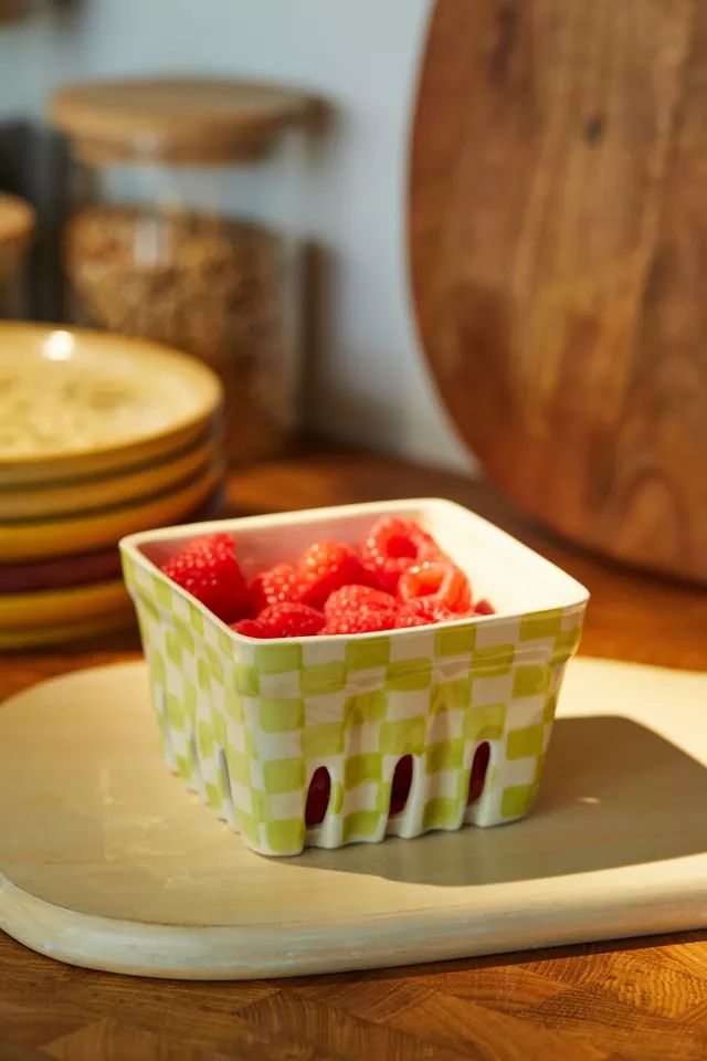 Pax Checkerboard Berry Colander Dish | Urban Outfitters (US and RoW)
