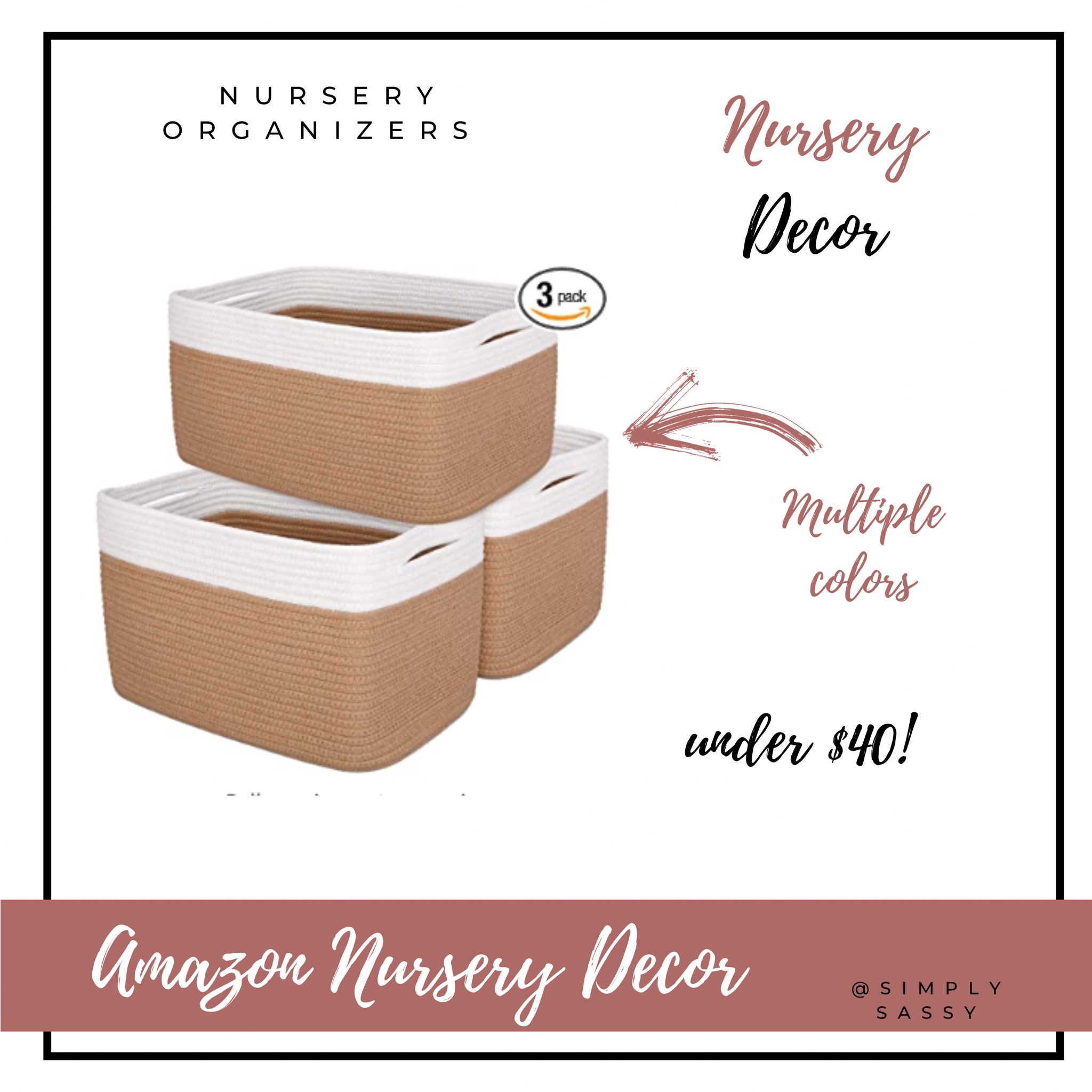 Baskets,Nursery decor, baby nursery organization, organization, minimalist, boho, nursery #baby #organization #laurabeverlin #alexaanglin

#LTKunder50 #LTKbaby #LTKhome