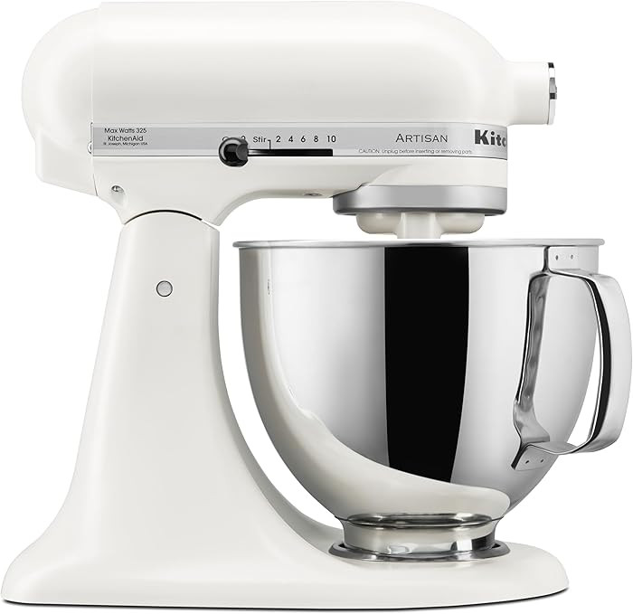 KitchenAid Artisan Series 5 Quart Tilt Head Stand Mixer, KSM150PS, Porcelain | Amazon (US)