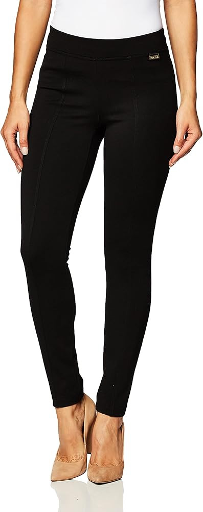 Calvin Klein Women's Everyday Ponte Fitted Pants | Amazon (US)