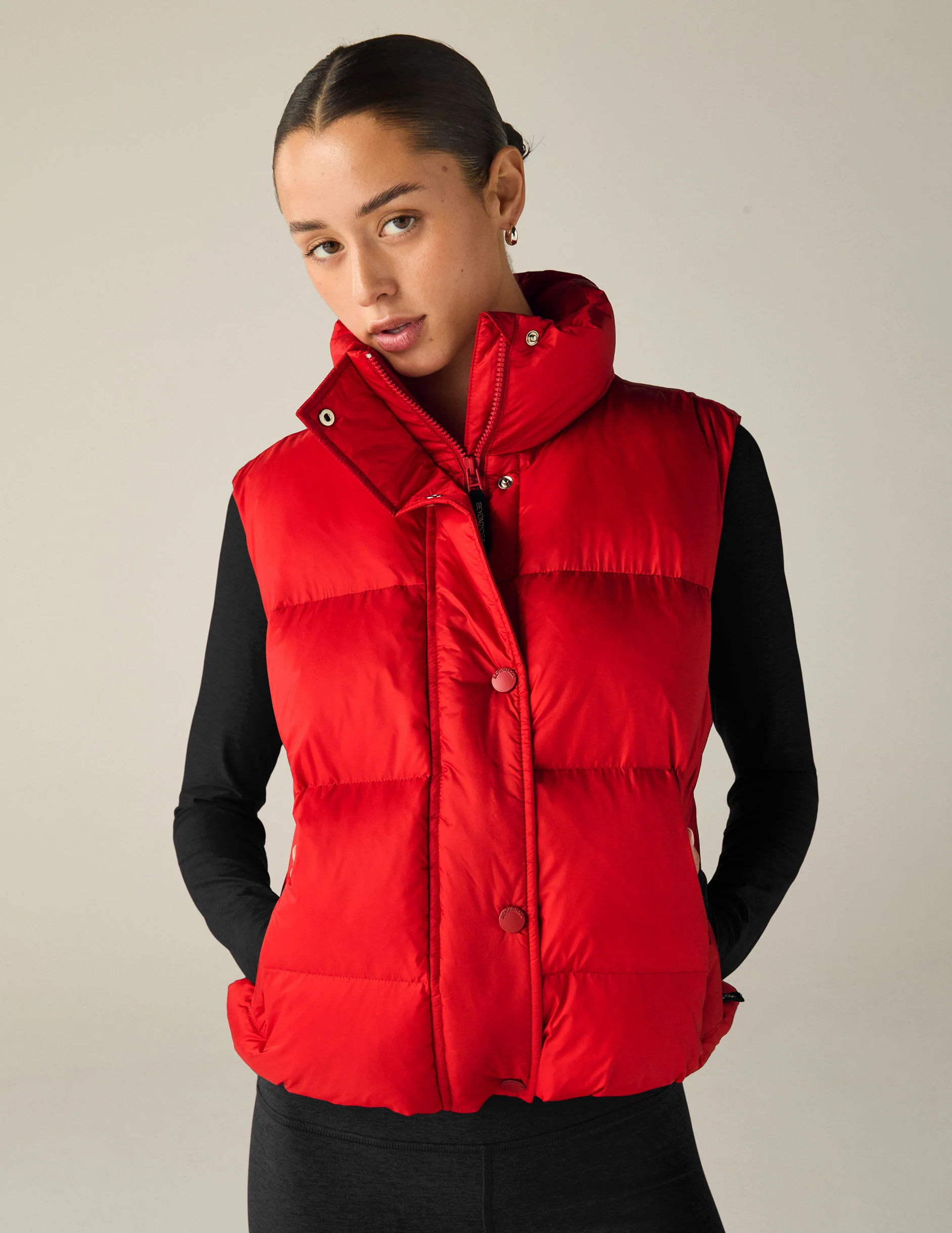 Big Cozy Puffer Vest | Beyond Yoga | Beyond Yoga