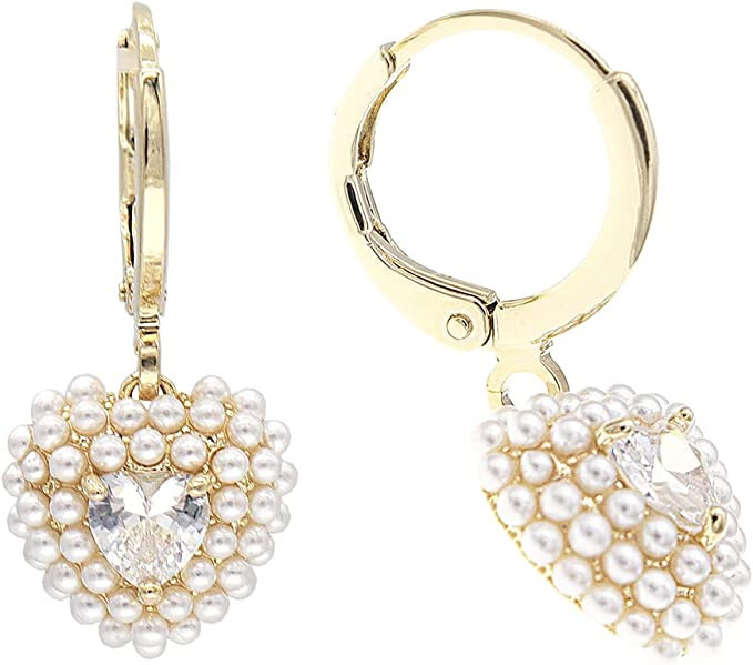 Sonateomber Gold Small Huggie Hoop Earrings for Women Teen Girls – Cute Dainty Trendy Double Pi... | Amazon (US)