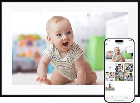 Dragon Touch 10.1'' WIFI Digital Picture Frame - 1280*800 HD IPS Touch Screen Digital Photo Frame... | Amazon (US)