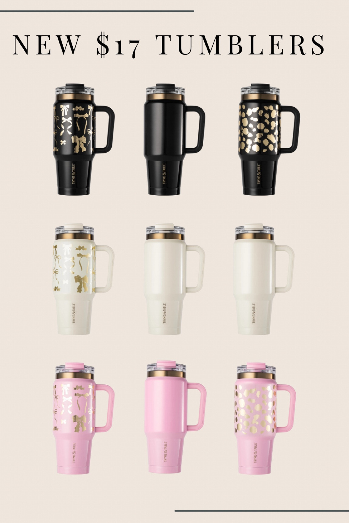 New $17 tumblers at Walmart! 