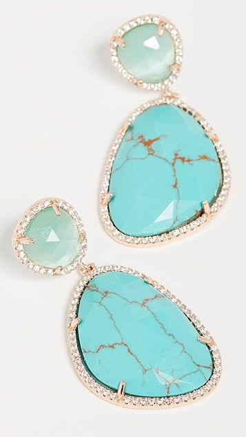 Natural Stone Drop Earrings | Shopbop