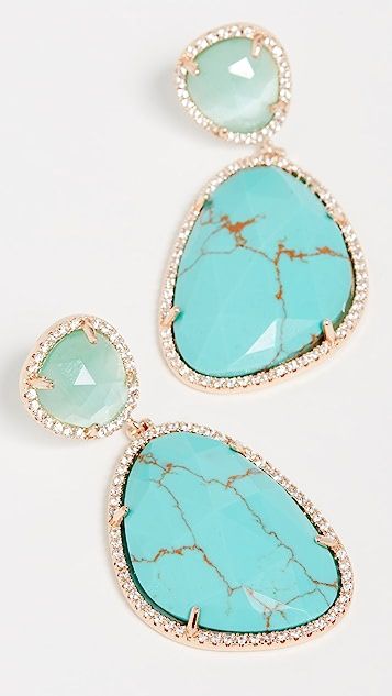 Natural Stone Drop Earrings | Shopbop