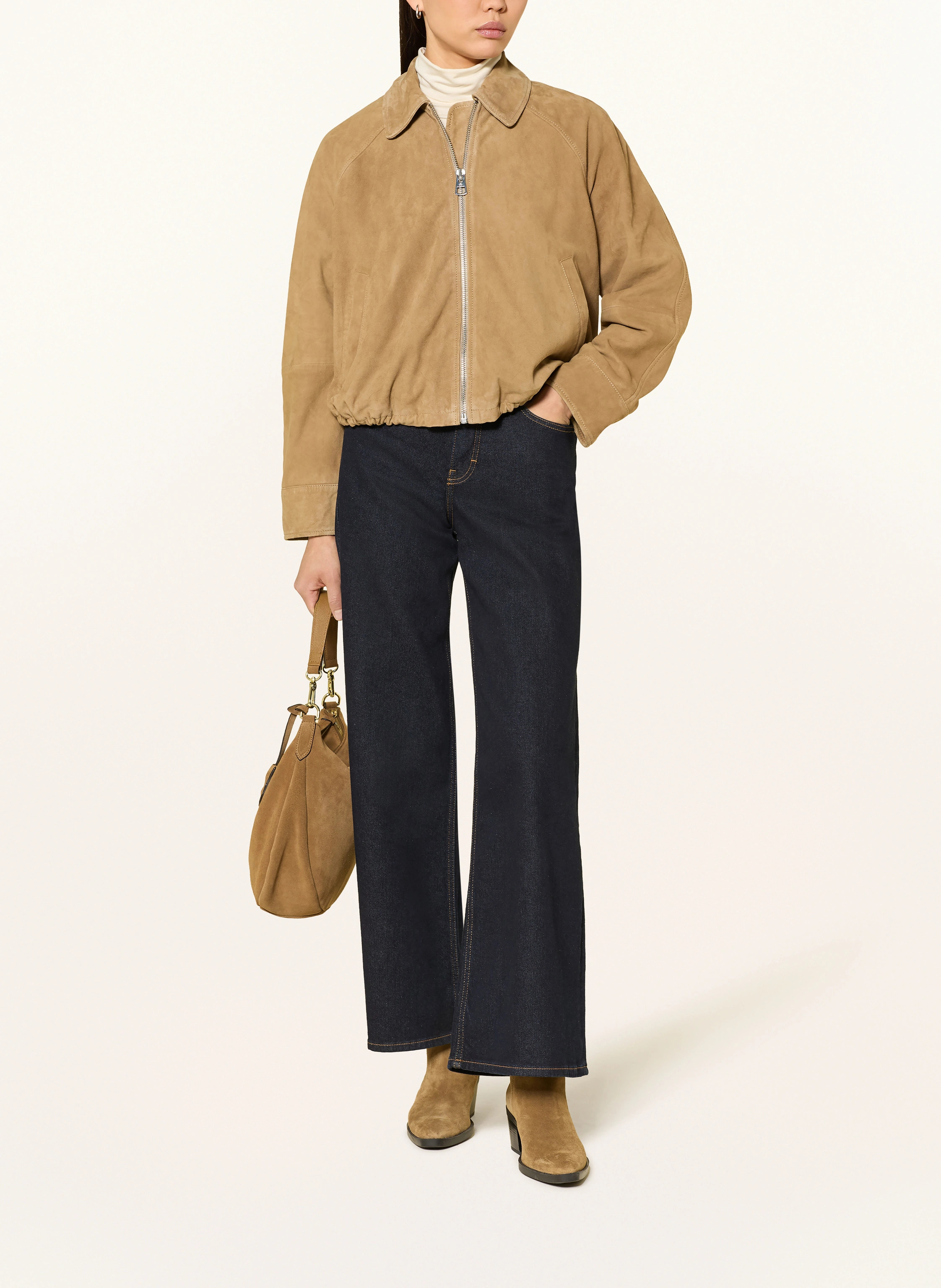 Marc O'Polo Lederjacke in cognac | Breuninger (DACH)