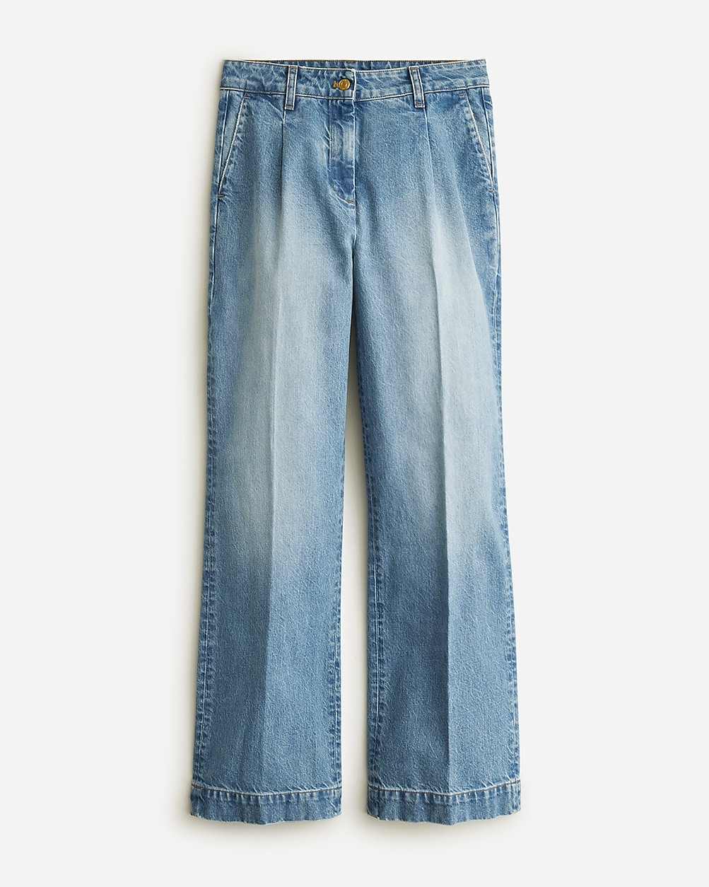 Wide-leg essential jean in Ruth wash | J. Crew US