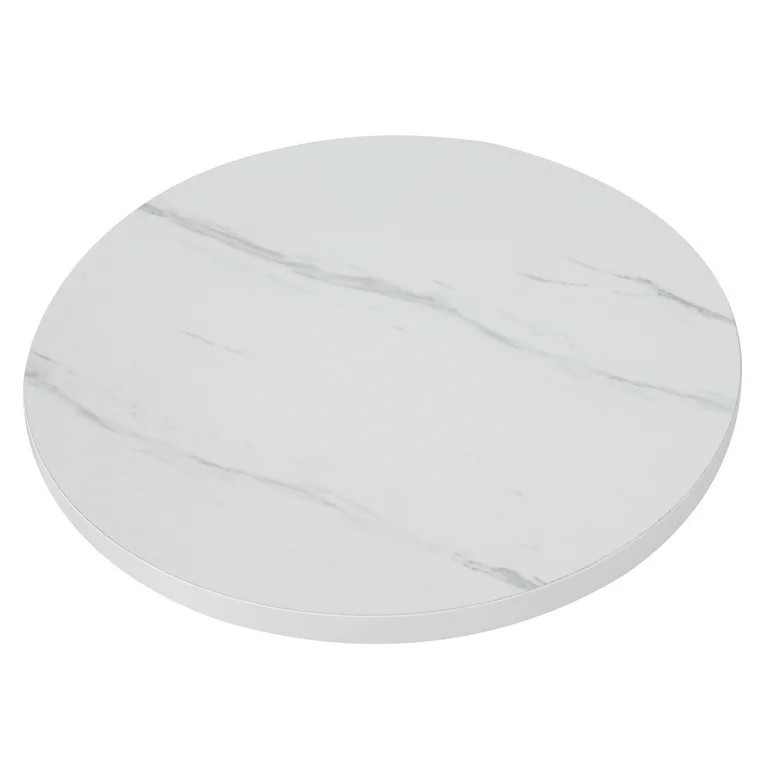 COMPUKAS 1Set Heavy Duty Turntable Wooden Board with Marble Texture for Dining Table Centerpiece | Walmart (US)